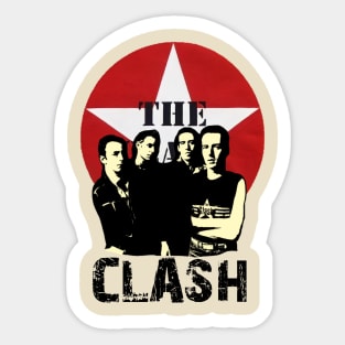 The clash t-shirt Sticker